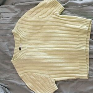Lime Green cropped sweater